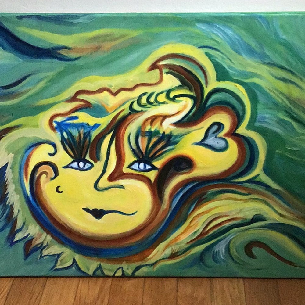 PRINTS - Super psychedelic original art “The Muse”